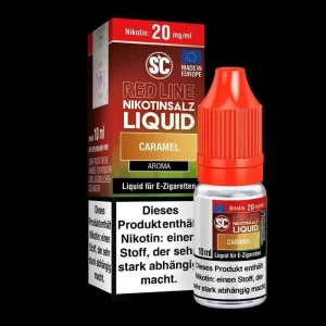 SC – Red Line – Nikotinsalz Liquid 10ml – Caramel-10 mg/ml