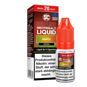 SC – Red Line – Nikotinsalz Liquid 10ml – Mango-10 mg/ml