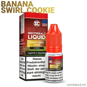 SC Red Line Nikotinsalz Liquid – Banana Swirl Cookie
