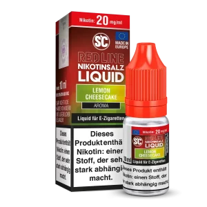 SC Red Line – Nikotinsalzliquid – 10ml – 20mg – Lemon Cheesecake
