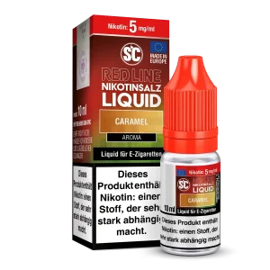 SC Red Line – Nikotinsalzliquid – 10ml – 5mg – Caramel
