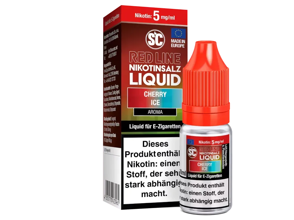 SC Red Line – Nikotinsalzliquid – 10ml – 5mg – Cherry Ice