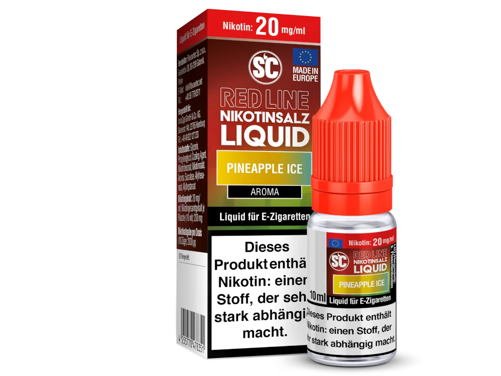 SC - Red Line - Pineapple Ice - Nikotinsalz Liquid