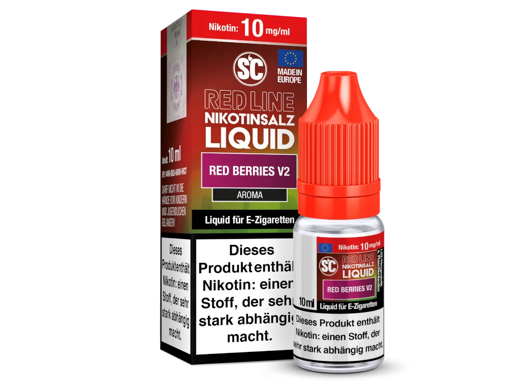 SC - Red Line - Red Berries V2 - Nikotinsalz Liquid - Image 2