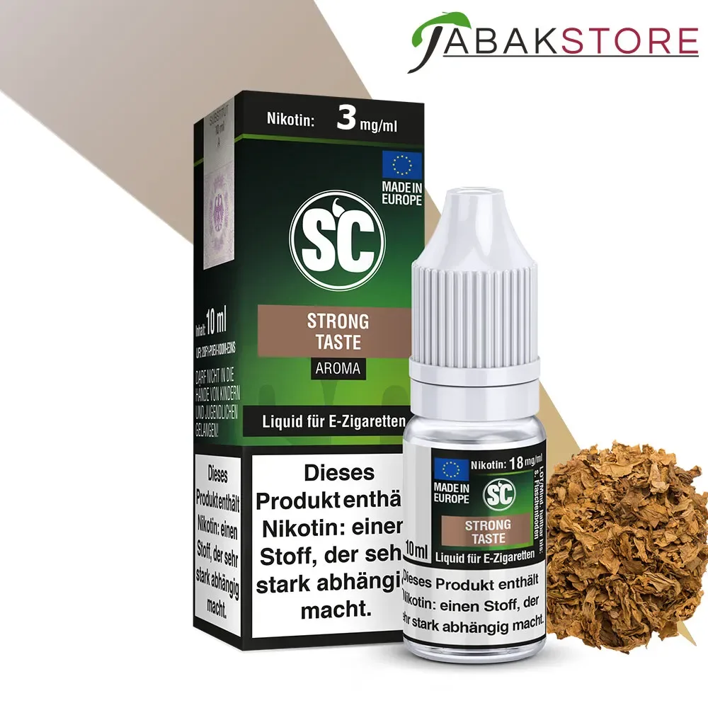 SC – Strong Taste Tabak – Liquid 10ml Liquid 3 mg/ml