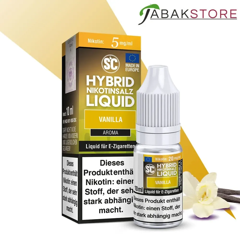 SC – Vanilla – Hybrid Nikotinsalz 10ml Liquid 5mg/ml