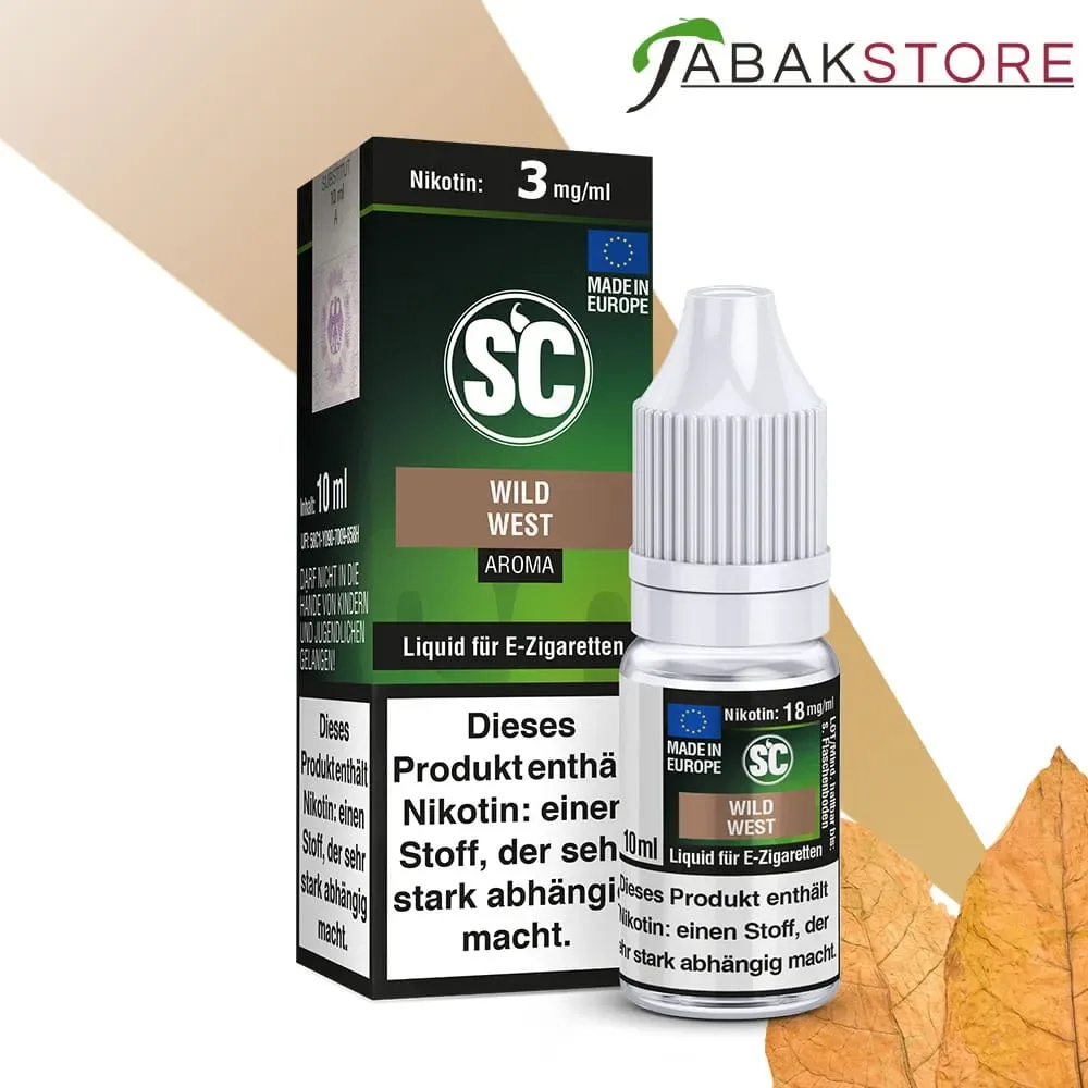 SC – Wild West Tabakaroma – Liquid 10ml Liquid 3 mg/ml