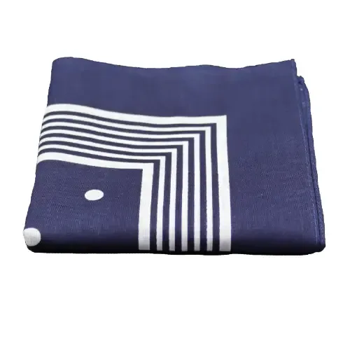Schnupftuch – getupft blau