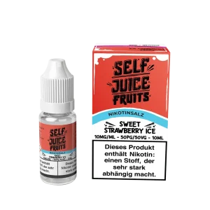 Self Juice Nikotinsalz – Sweet Strawberry Ice – 10ml Liquid 10mg
