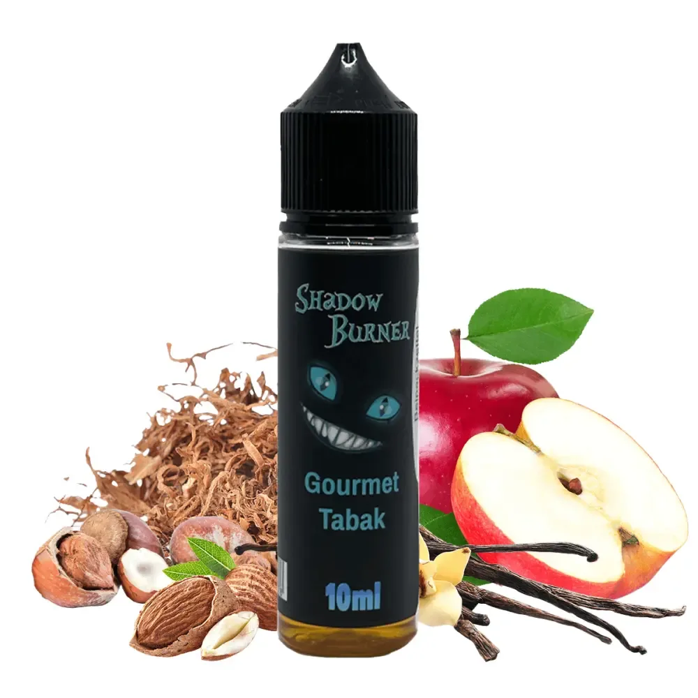 Shadow Burner – Gourmet Tabak – Longfill (Longfill, 60 ml, Fruchtig, Dessert, Tabak)