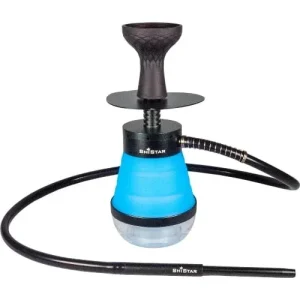 Shisha SHISTAR Outdoor blau 31cm hoch 1 Anschluss