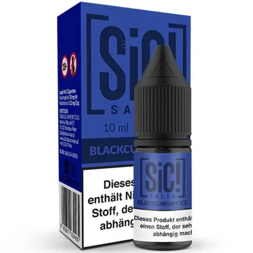 SiC! Salts: SiC! Blackcurrant Ice NicSalt Liquid 10ml / 20mg