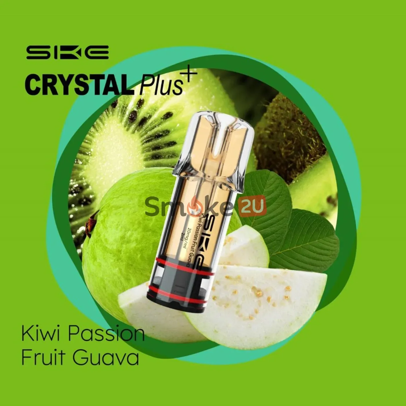 SKE Crystal Plus Pod (2er Pack) – Kiwi Passionfruit Guava