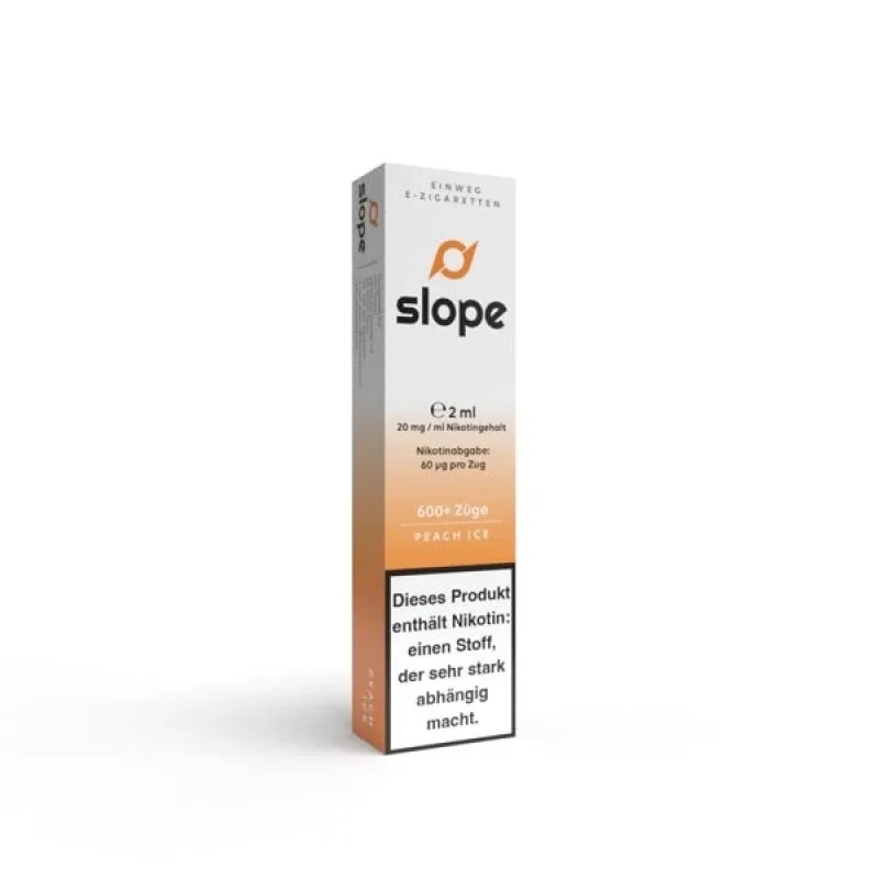 Slope Peach Ice Einweg E-Zigarette 20mg 600+ Züge