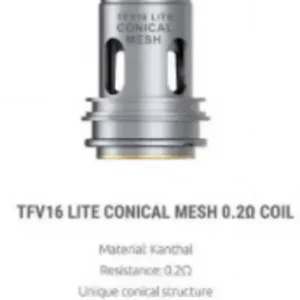 Smok TFV16 Lite Conical Mesh Coils 0.2 Ohm 3er Pack