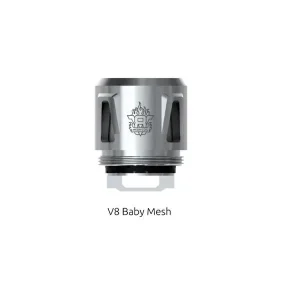 SMOK V8 Baby Mesh Ersatz Coil 0,15 Ohm für TFV12 Baby Prince/TFV8 Baby/TFV8 Big Baby – 5 Stück / Packung