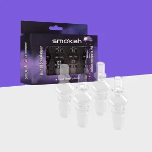 Smokah Glas Schlauchadapter 18/8 Schliff – 4er Pack