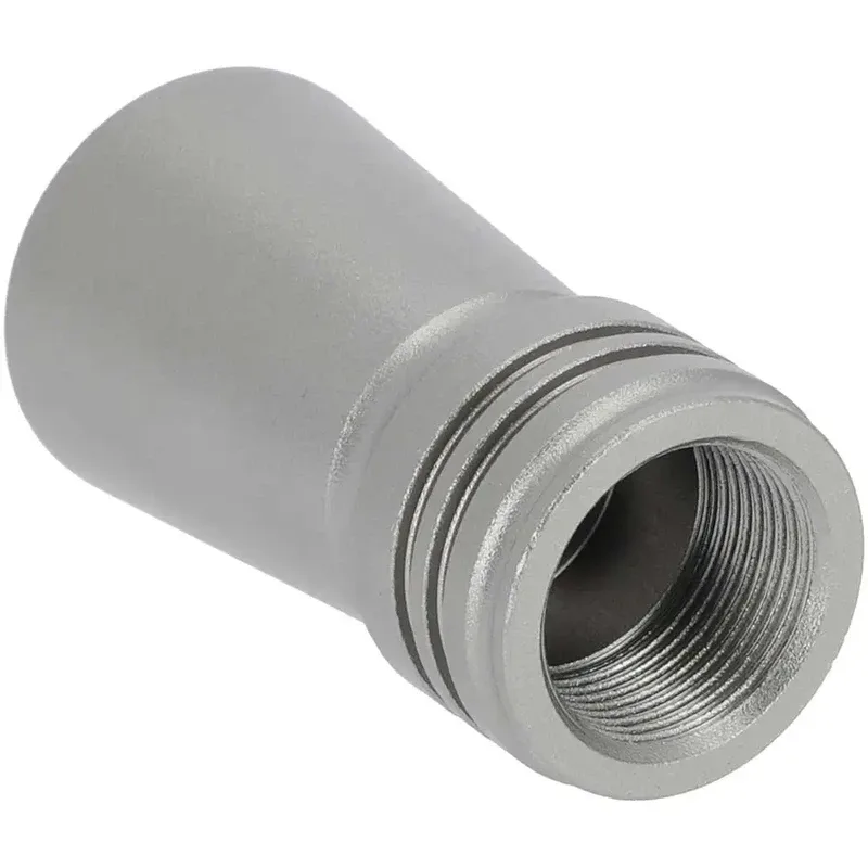Smokezilla Schlauchadapter für Irys Viras & Baragon Alu Anthrazit 18/8