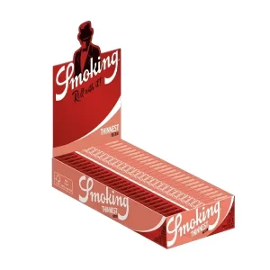 Smoking Blättchen Thinnest Medium 25 x 50 Blatt Box