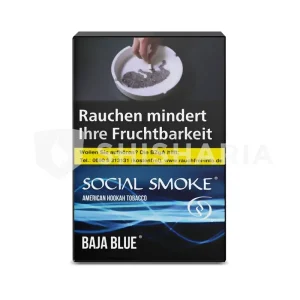 Social Smoke Shisha Tabak 25g – Baja Blue