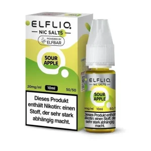 Sour Apple - Elfliq by Elfbar Nikotinsalz Liquid (10/20mg/ml)