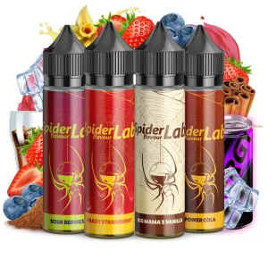 Spider Lab Bundle 1 – Longfill Aroma – 4er Pack