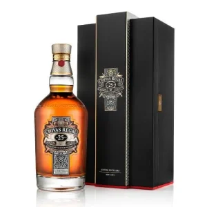 Spirituosen: Chivas Regal 25 Jahre Premium Blended Scotch Whisky 40% Vol. 700ml