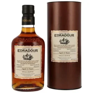 Spirituosen: Edradour 2011/2023 12 Jahre Whisky Burgundy Small Batch 48,2% Vol. 700ml