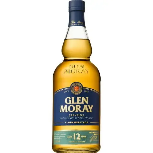 Spirituosen: Glen Moray 12 Jahre Single Malt Scotch Whisky 40% Vol. 700ml