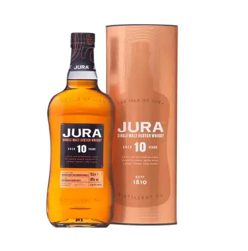Spirituosen: Jura 10 Years Old Single Malt Scotch Whisky 40% Vol. 700ml