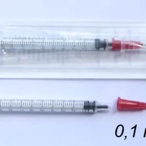 Spritze, 1ml mit Kanüle – Tuberkulin