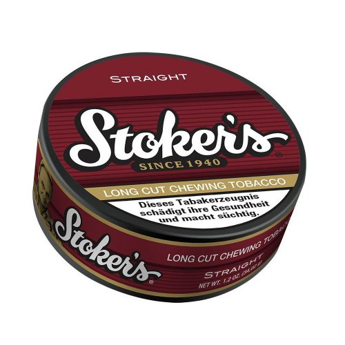 Stokers Straight Long Cut Chewing Tobacco – 34g Dose Kautabak