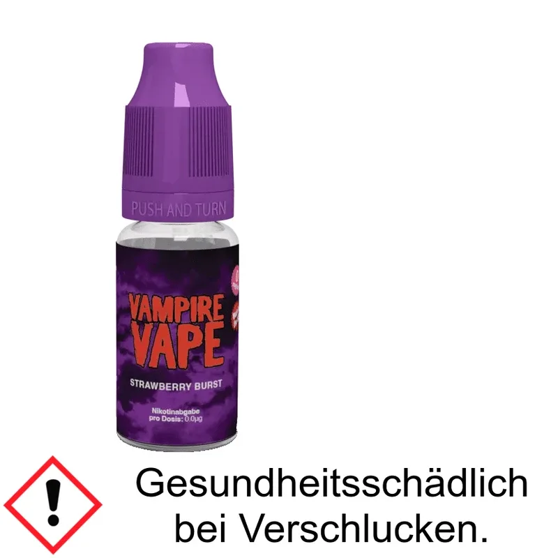 Strawberry Burst 6mg – Vampire Vape E-Zigaretten Liquid