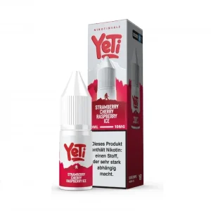 Strawberry Cherry Raspberry Ice – 10ml Nikotinsalzliquid (Erdbeere, Kirsche, Himbeere&Frische) – Yeti