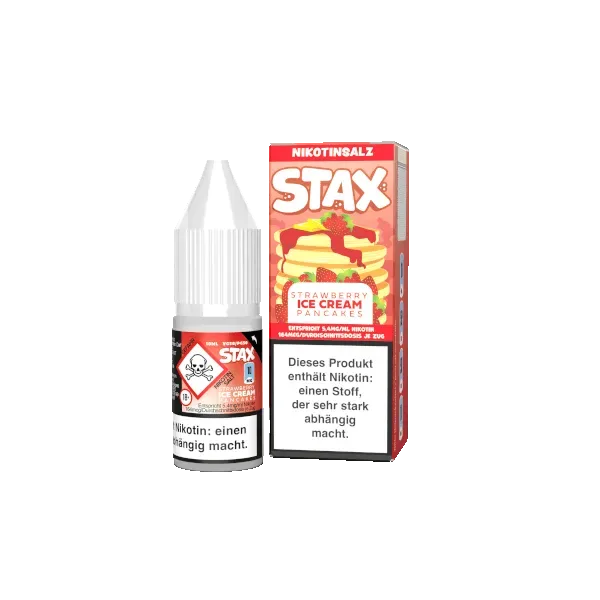 Strawberry Ice Cream Pancakes – Strapped STAX Nikotinsalz Liquid