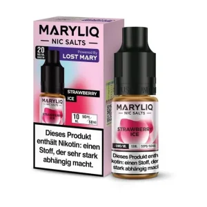 Strawberry Ice - Maryliq by Lost Mary Nikotinsalz Liquid (10/20mg/ml)