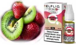 Strawberry Kiwi Erdbeeren ELFLIQ Elfbar Nikotinsalz Liquid 10ml