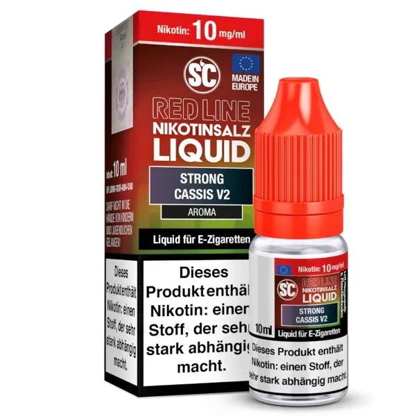 Strong Cassis V2 Nikotinsalz Liquid SC Red Line