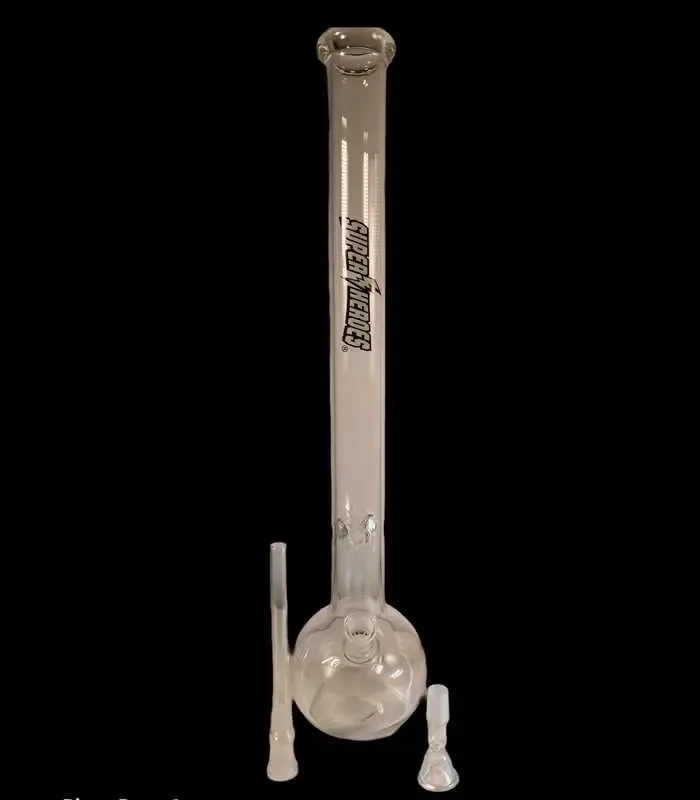 Super Heroes | Glasbong | 60 cm hoch | Ice | 18,8er Schliff