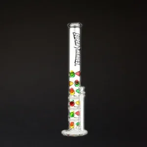 Super Heroes | Glasbong | Ice Zylinder | 43,5 cm hoch | 18,8er Schliff