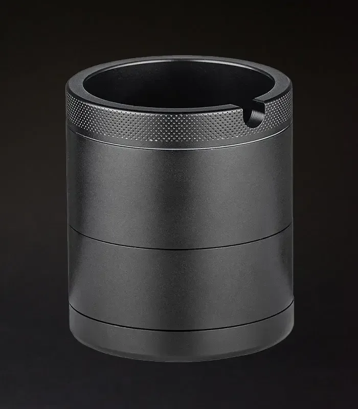 Super Heroes | Grinder 4tlg. | inkl. Aschenbecher | Aluminium schwarz