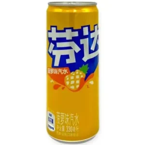 Sweets & Candies: Fanta Pineapple China 330ml Erfrischungsgetränk