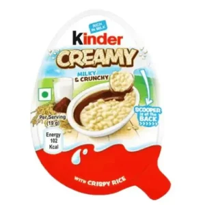 Sweets & Candies: Kinder Creamy Milk and Crunchy 19g