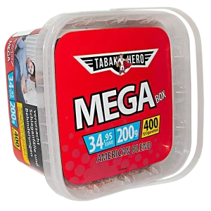 Tabakhero Mega Box Tabak Volumentabak Eimer (200g)