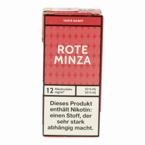 Tante Dampf Liquid Rote Minza 12mg