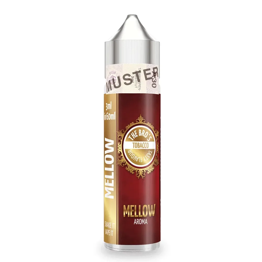 The Bros Longfill – Tobacco Mellow – 3ml Aroma in 60ml Flasche