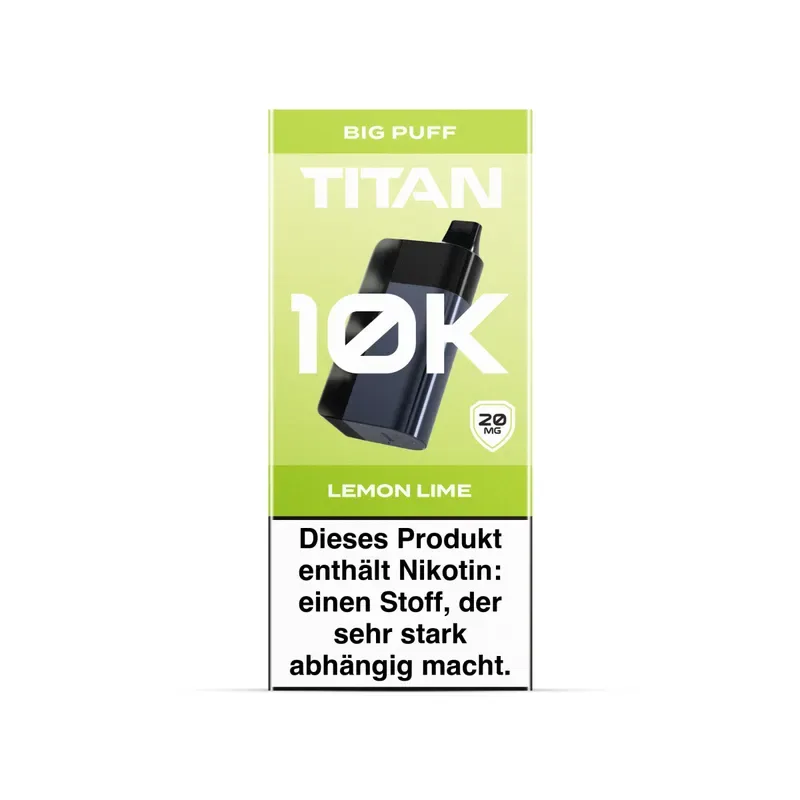 Titan – 10K – Basisgerät – Lemon Lime – 2ml – 20mg/ml