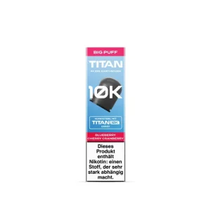 Titan – 10K – Pods – Blueberry Cherry Cranberry – 4x2ml – 20mg/ml
