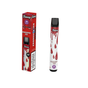 Toovap Einweg E-Shisha Erdbeere Ice 20 mg Nikotin max. 600 Züge