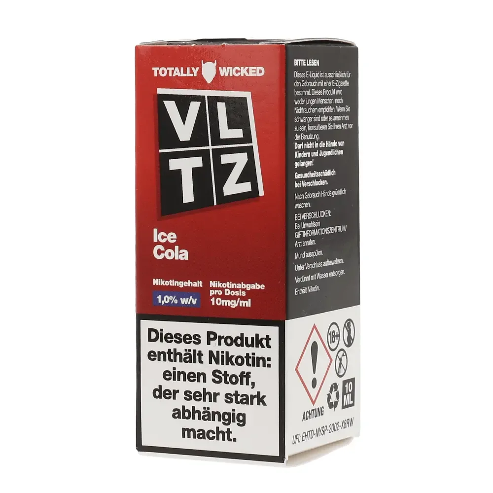 Totally Wicked – Ice Cola – Nikotinsalz, 10 ml, 60% VG / 40% PG